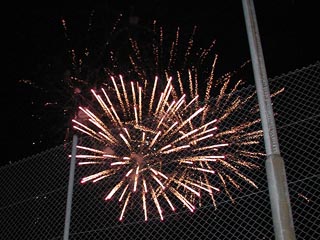 Bild Feuerwerk Olymiamedalienfeier vergr�ssern