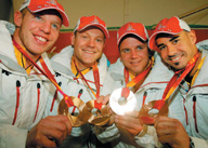  Grosse Olympiamedaillenfeier Team Annen in Arth
