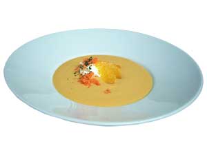 Orangen Rueblisuppe Bild vergrssern