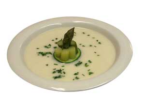 Spargelcremesuppe Bild vergr�ssern