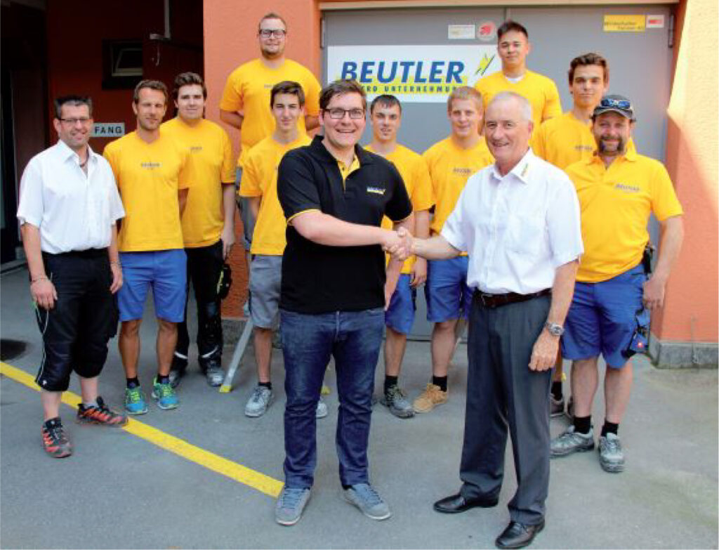 Geschäftsübergabe der Beutler AG an A. Schuler Elektro